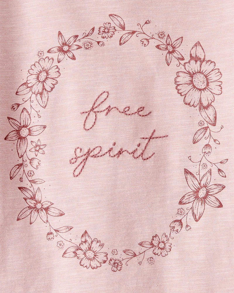 Toddler Organic Cotton Free Spirit Long-Sleeve Jersey Tee