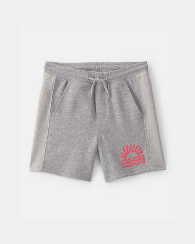 Boys Sunset French Terry Shorts - Grey