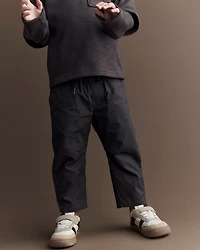 Toddler Boy Dart Pant -  Dark Grey