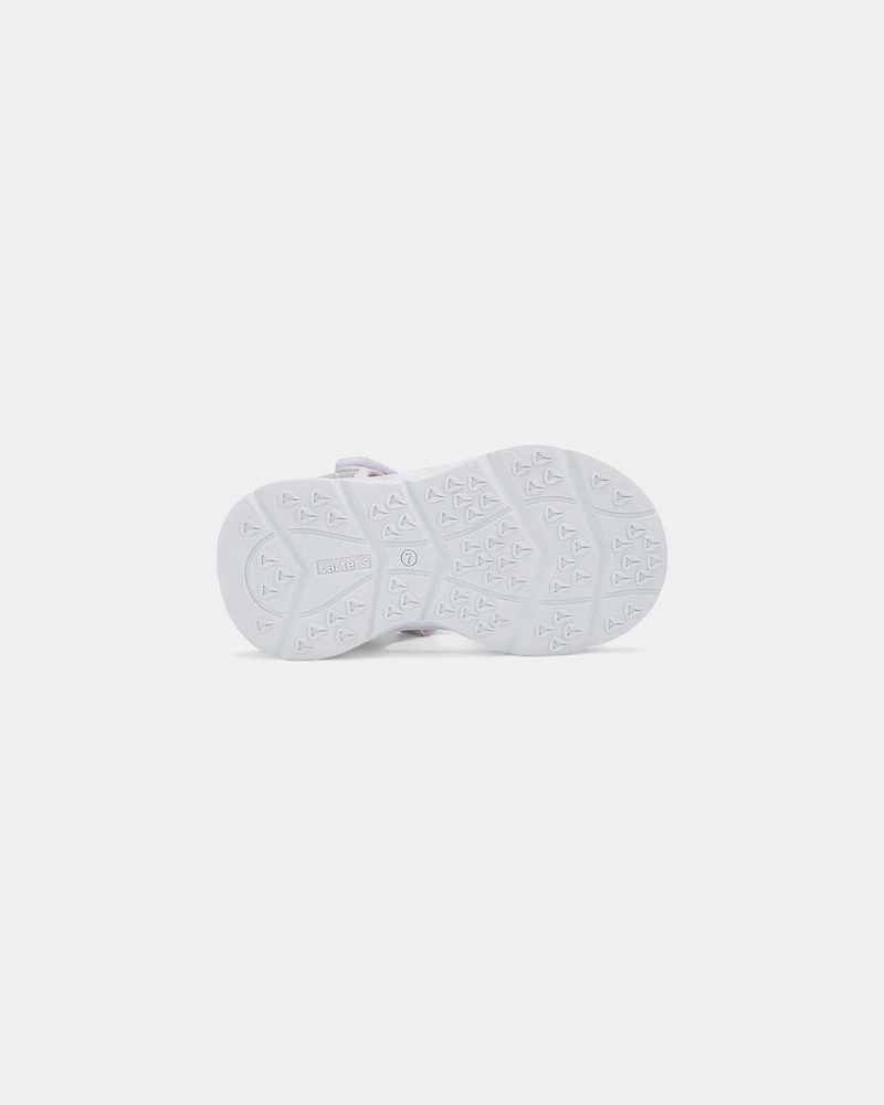Toddler Girl Heart Light Up  Sandals