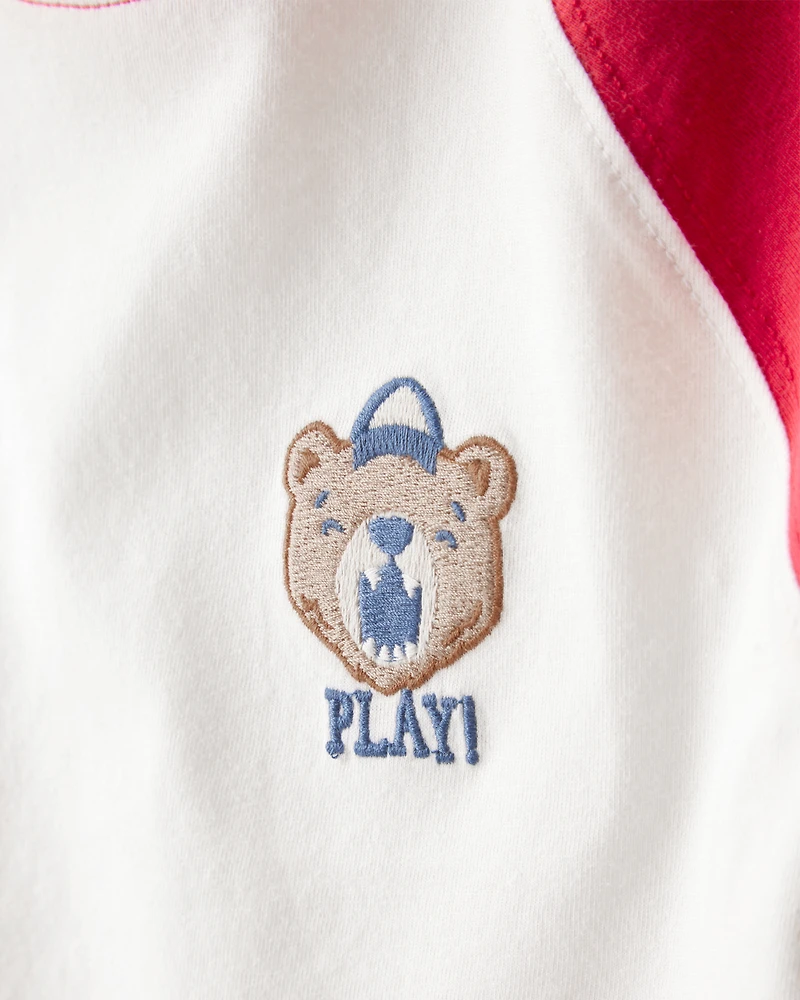 Toddler Boy Play Long-Sleeve Tee – White