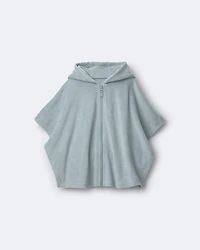 Toddler French Terry Hooded Coverup - Pale Blue