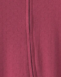 Baby Girl Organic Cotton Pointelle Sleeper