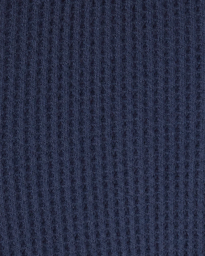 Baby Waffle Knit Hooded Jacket Made with Organic Cotton