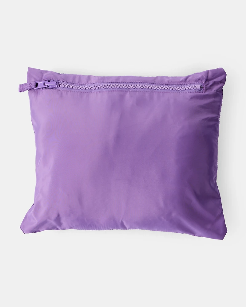 Kid Hooded Puffer Jacket - Purple