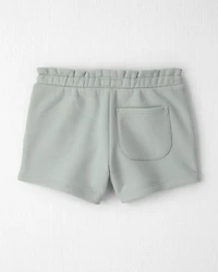 Toddler Girl French Terry Shorts Made with Organic Cotton