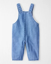 Baby Organic Cotton Chambray Overalls