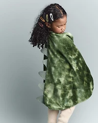 Toddler Believe In Dragons Dress Up Cape - Green