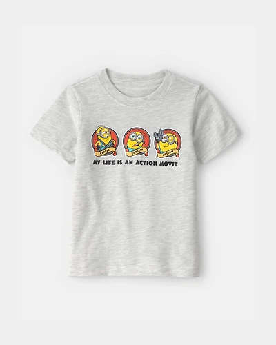 Toddler Despicable Me Minions Graphic Tee - Grey