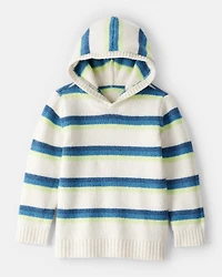 Boys Hooded Sweater - Cream