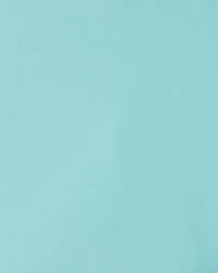 Girls 2-Piece Solid Long-Sleeve Rashguard Swimsuit Set - Turquoise