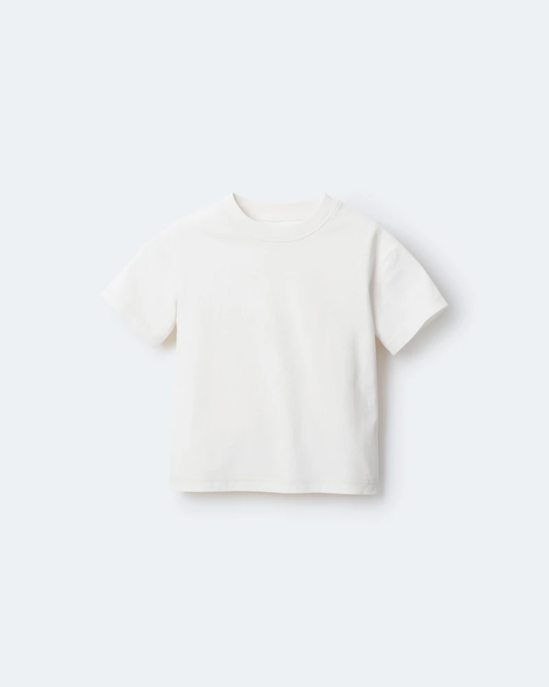 Toddler Short-Sleeve Relaxed Graphic Tee - Cream
