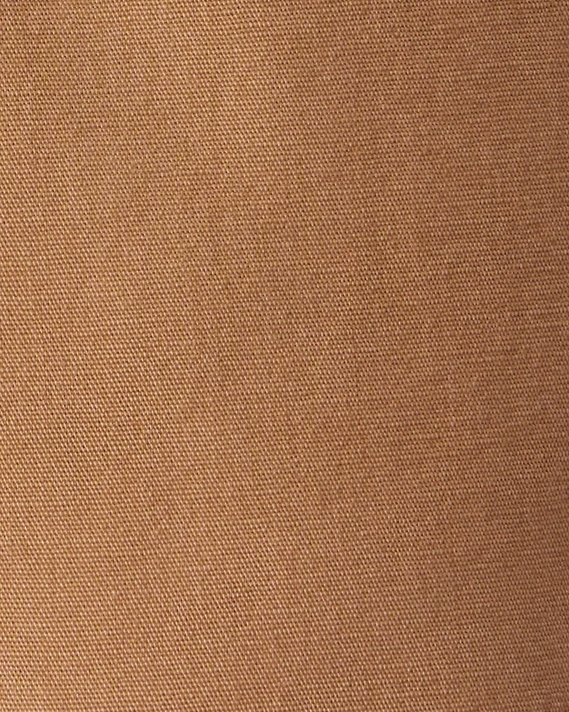 Baby Boy Cotton Pull-On Fashion Pants - Brown