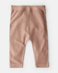 Baby Barn Print PurelySoft Pull-On Pants - Brown/White