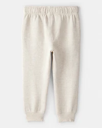 Toddler Boy DayDream Fleece Joggers - Cream