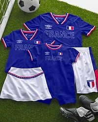 Toddler Girl Umbro France Active Skort - Blue/Red/White