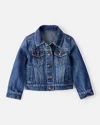 Toddler Girls Basic Denim Jacket
