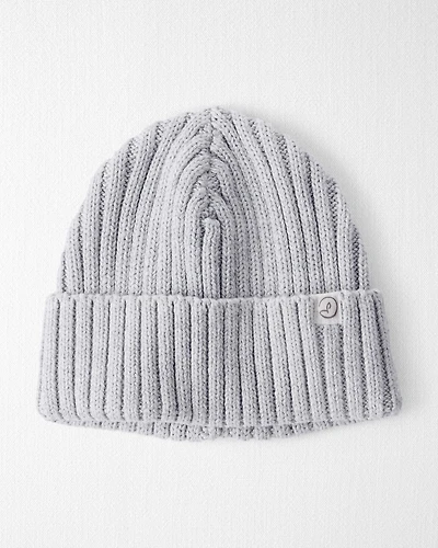 Baby Organic Cotton Sweater Knit Beanie