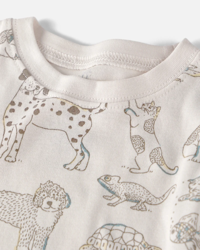 Baby 2-Piece Organic Cotton Pyjama Pet-Print