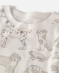 Baby 2-Piece Organic Cotton Pyjama Pet-Print