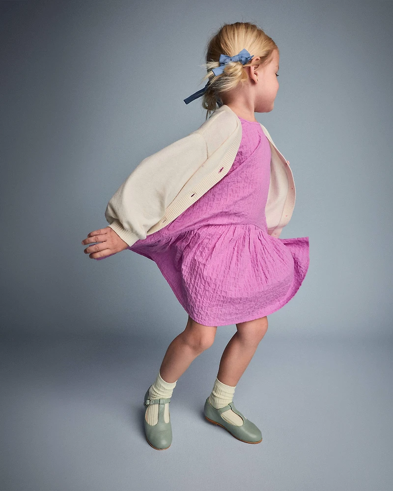 Toddler Girl Asymmetrical Drop-Waist Dress