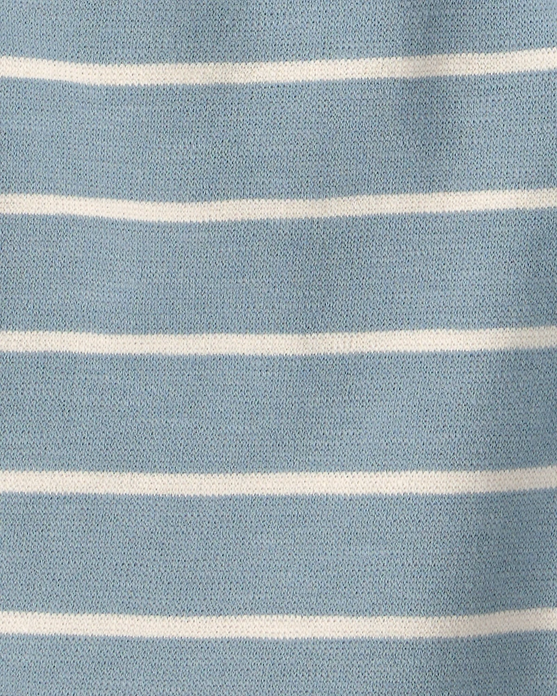 Kid 2-Piece Organic Cotton Striped Set