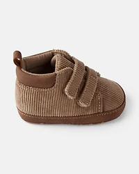 Baby Boy Corduroy High-Top Casual Sneakers - Brown