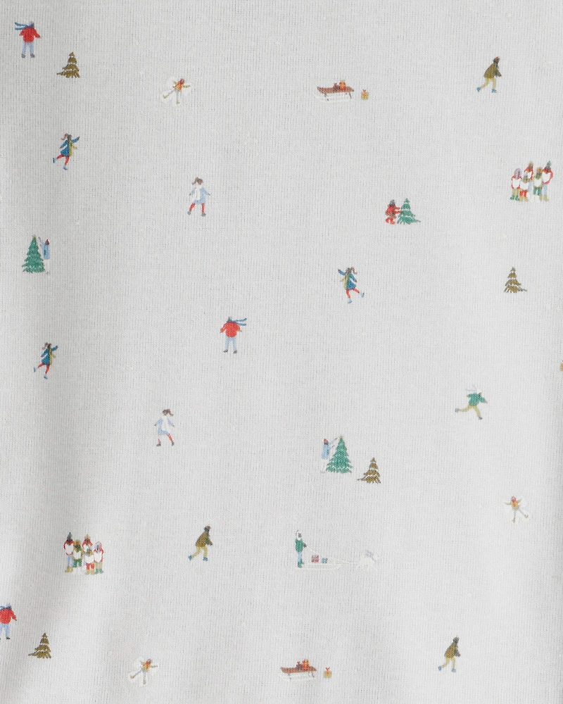 Toddler Organic Cotton Pyjamas Frosted Trail Print