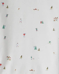 Toddler Organic Cotton Pyjamas Frosted Trail Print