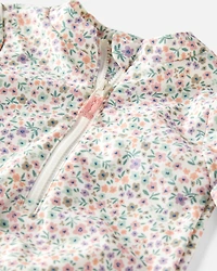 Baby Girl Recycled Ruffle Swimsuit