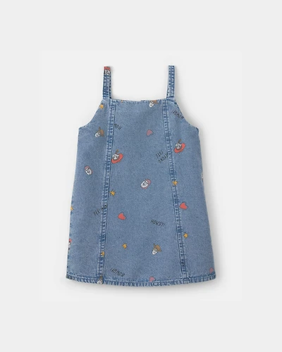 Baby Girl Pixar© Toy Story Chambray Dress - Medium Wash