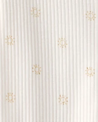 Baby Sunshine 2-Way Zip Sleeper - White