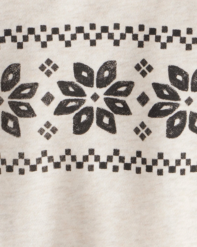 Baby Boy 2-Piece Fair Isle Tee & Pant Set - Ivory