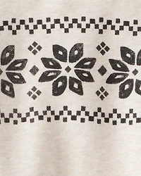 Baby Boy 2-Piece Fair Isle Tee & Pant Set - Ivory