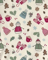 Girls 2-Piece Organic Cotton Pyjamas Winter Wonderland
