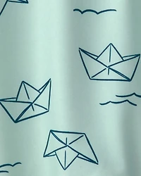 Baby Boy Fish Long-Sleeve Rashguard - Blue