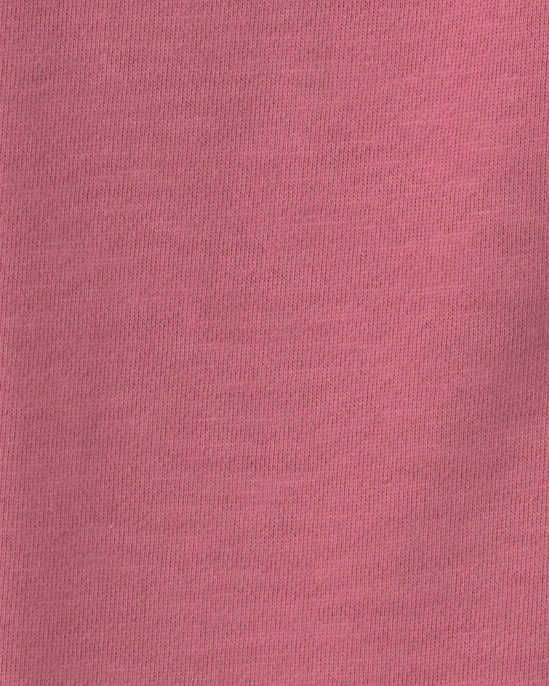 Girls Organic Cotton French Terry Cargo Pants