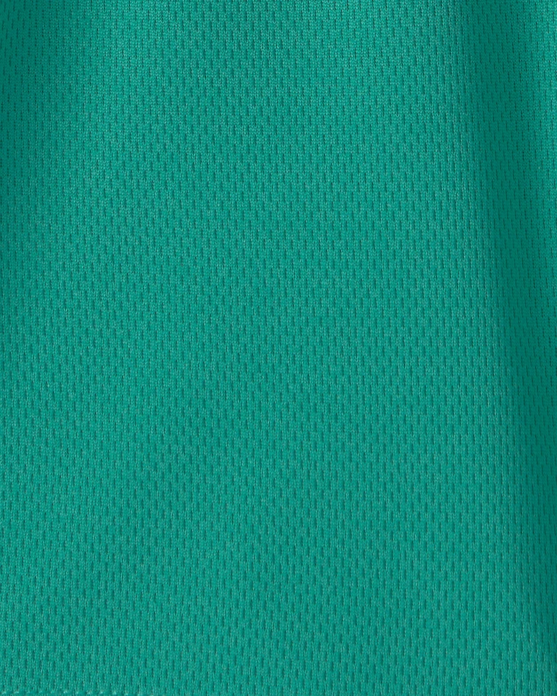 Toddler Boy Mesh Active Shorts - Green