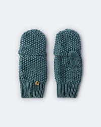 Toddler Foldover Mittens - Green