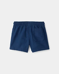 Toddler Boy Twill Shorts - Blue