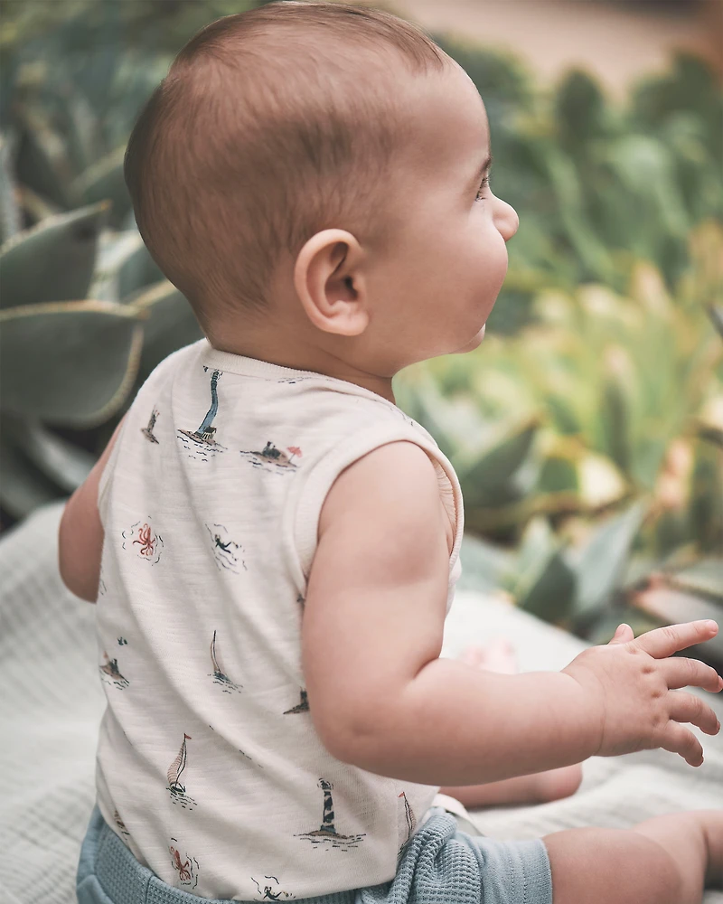 Baby 3-Pack Organic Cotton Rib Bodysuits