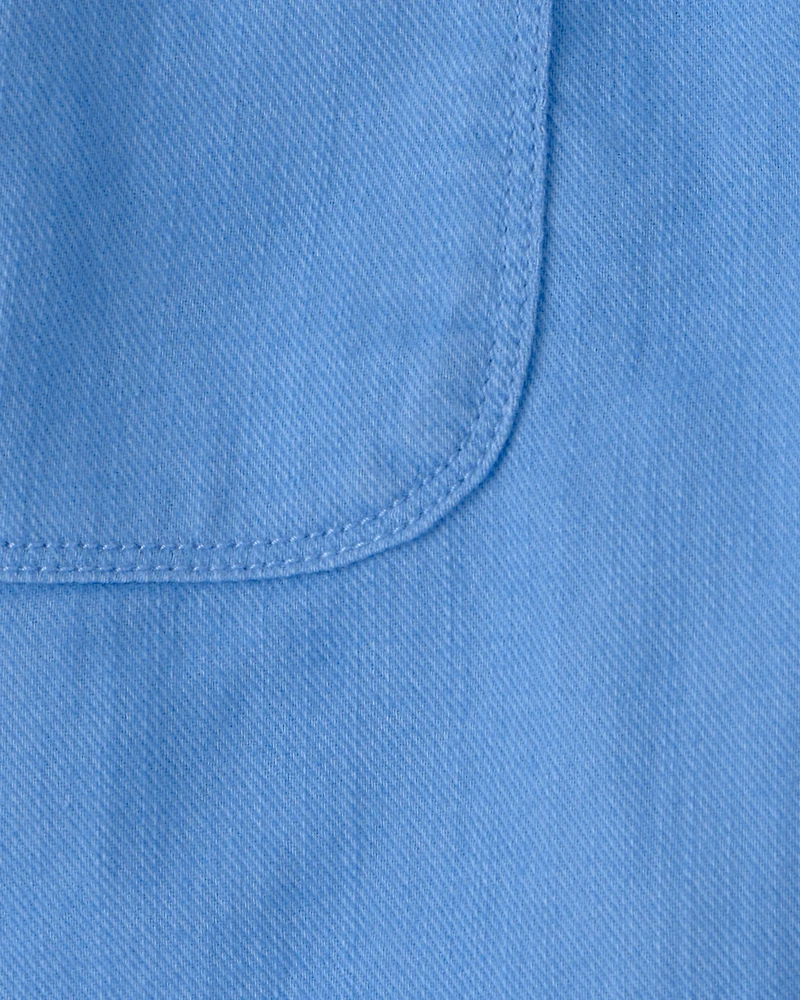 Boys Twill Shorts - Blue