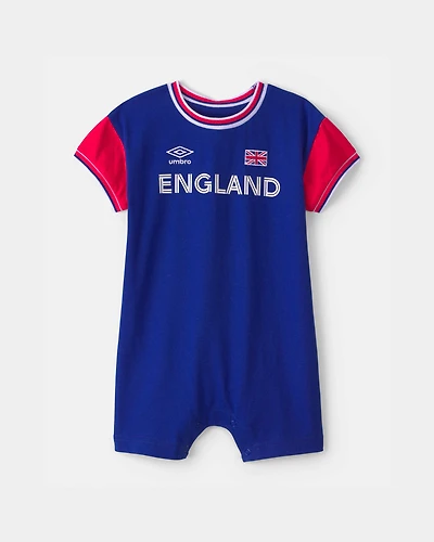 Baby Umbro England Soccer Romper - Blue/Red
