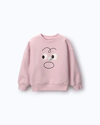 Toddler Emotions Wide-Arm Sweatshirt - Rose