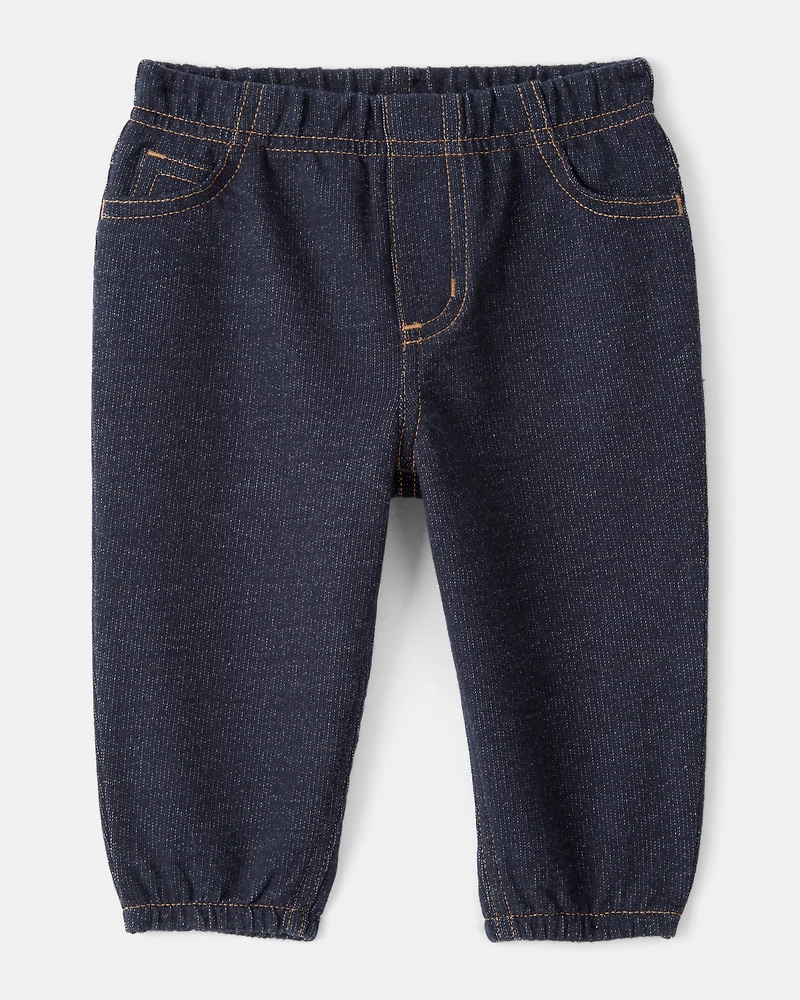 Baby Boy 3-Piece Airplane Sweatshirt Outfit Set - Blue