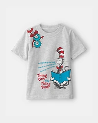 Toddler the Cat Hat™ Graphic Tee - Grey