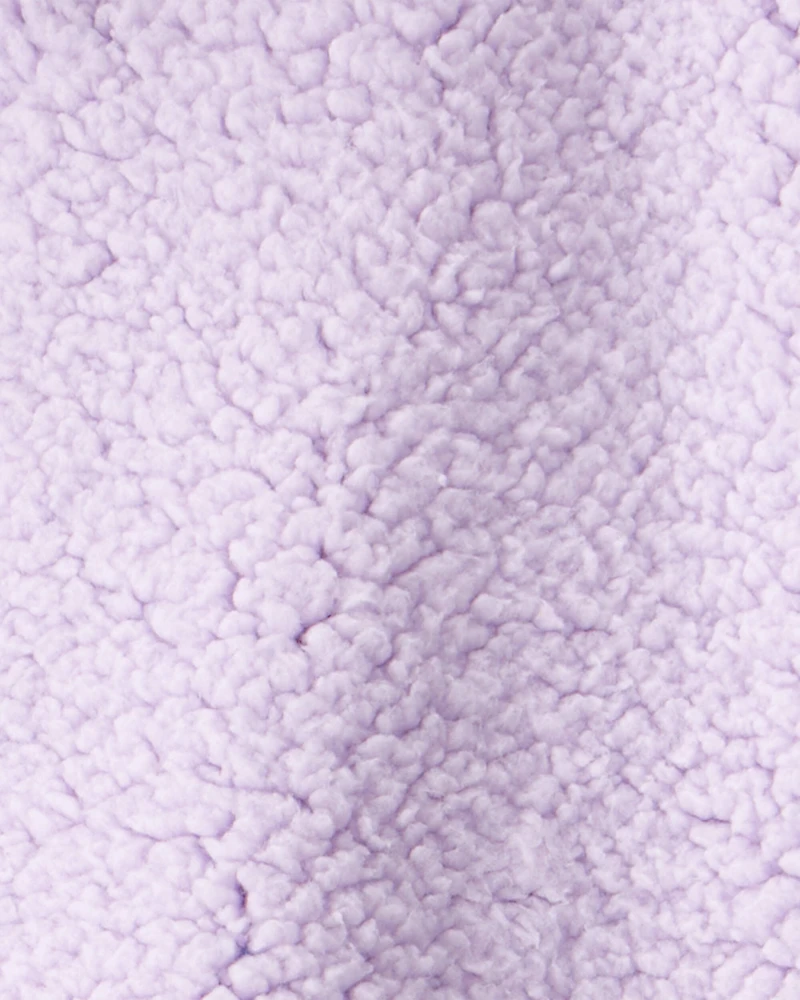 Baby Girl DayDream Fleece Quarter-Zip Pullover Sweatshirt - Purple
