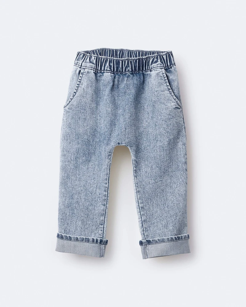 Toddler Playground Pant Avenue Wash Denim - Blue