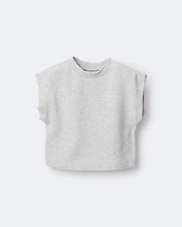 Toddler Girl Dolman-Sleeve Miriam Tee - Heather Grey
