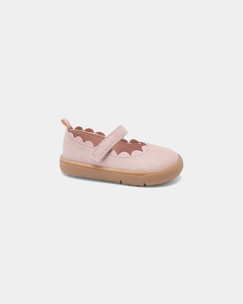 Baby Girl Every Step® First Walker Dress Shoes - Pink